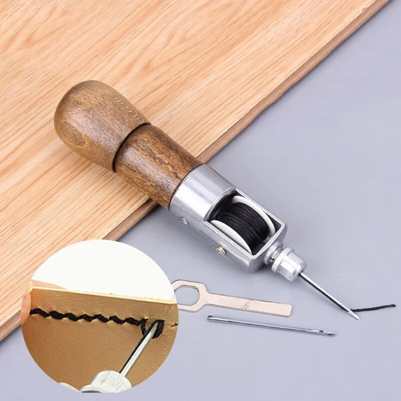 Leather Sewing Awl Kit Hand Stitcher Set,sewing awl kit,leather sewing kit,awl,sewing awl