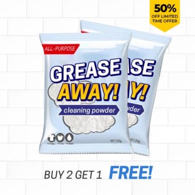 GreaseAway Powder Cleaner,best all purpose cleaner,new cleaner,best house cleaner,house cleaner
