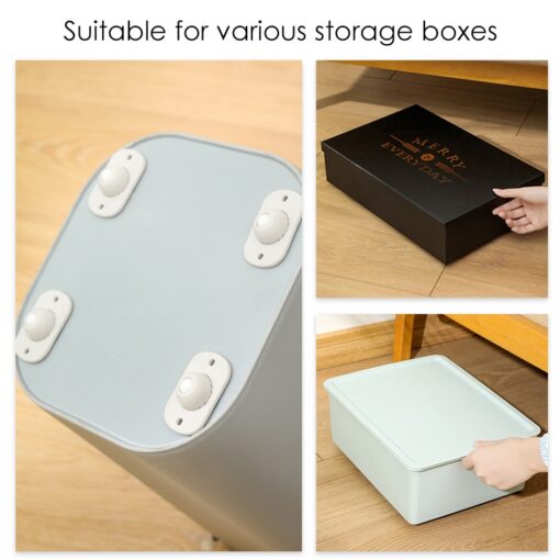 360º Storage Box Stick On Wheels - Image 3