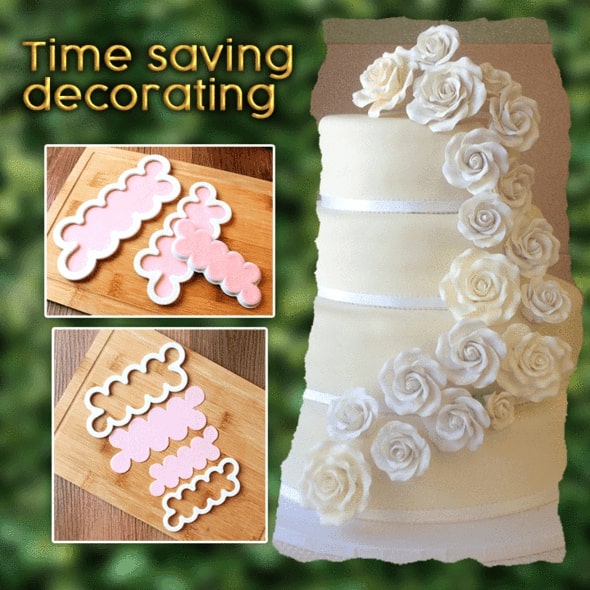 3D Rose Fondant Cutter (set of 3) - Image 3
