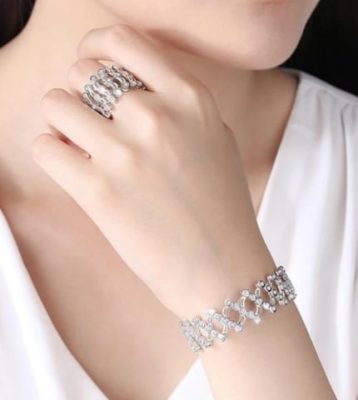 Crystal Retractable Ring Bracelet,ring,rings,the ring,bracelets