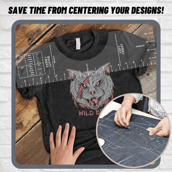 Sewist T-Shirt Ruler Guide Set (4pcs) - Image 2