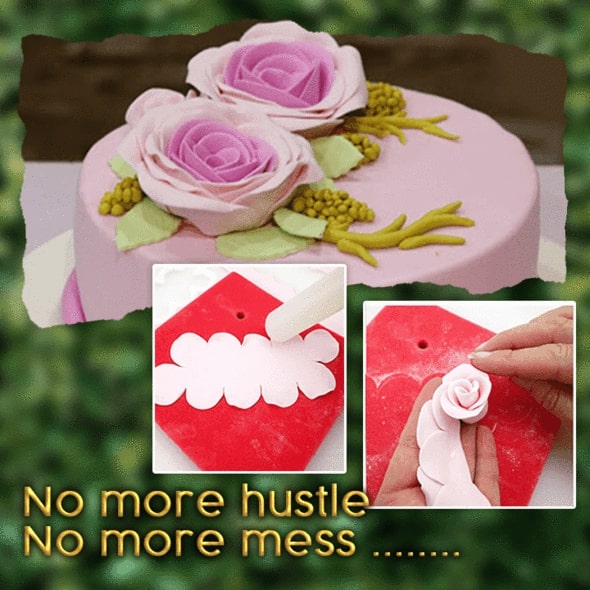 3D Rose Fondant Cutter (set of 3) - Image 4