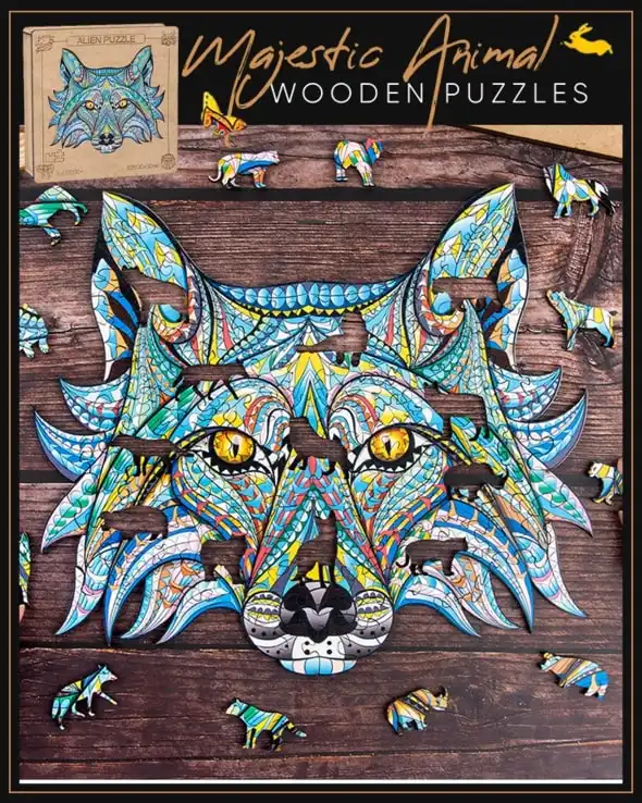 Majestic Animal Wooden Puzzles - Image 5