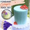 Fondant Decor Crimper Tool Set (10 pieces)