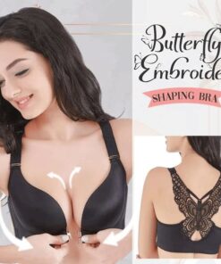 Butterfly Embroidery Shaping Bra