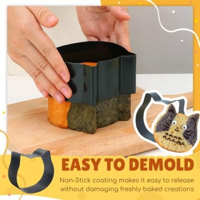 Cat Toast Mould,delightful baking accessory molds,bread everyone will adore,cat mold,cat shape while baking