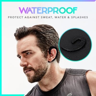 Modernsound Bone Conduction Hook Earphone,Water sweat resistant design,light-as-air earphone,compromising on comfort,Covid 19