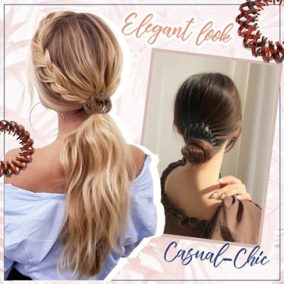 Bird Nest Shaped Hair Holder,bun holders,rhinestone hair,bun maker,female friends