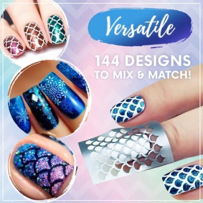 Nail Art Stencil Sticker 144 stickers,suitable for professional,nail stickers,Nail Art,stencil sticker