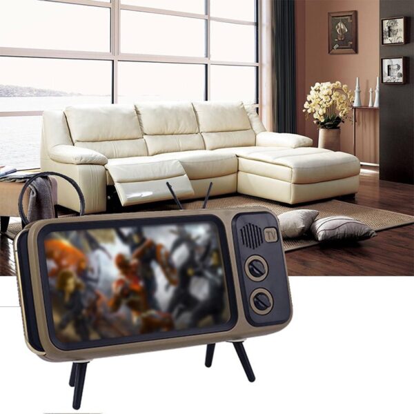 2-in-1 Retro TV Phone Holder & Speaker - Image 6
