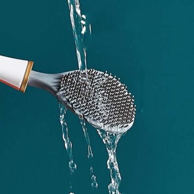 Deep Clean Silicone Toilet Brush,bristle toilet brush,hanging brush holder,brush bristles,Toilet brush