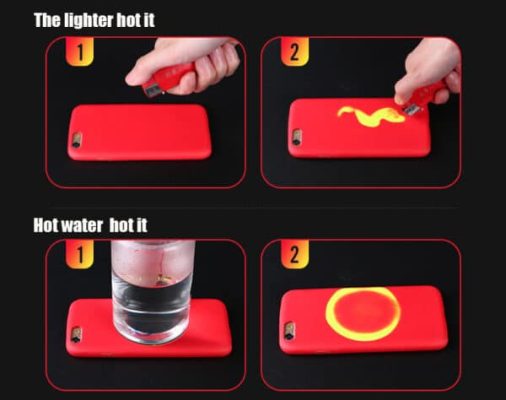 Heat Sensitive Phone Case,thermal phone case,heat thermal phone case,Thermal Case,thermal iphone case