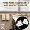 Nail-free Adjustable Rod Bracket Holders