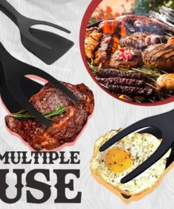 2 in 1 Tongs Grip and Flip Spatula