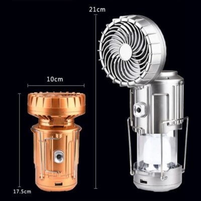 Portable Outdoor LED Camping Lantern,Solar lantern fan