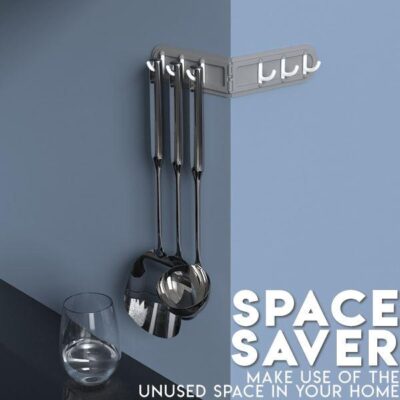 6 Hooks Adhesive Corner Hanger,Wall hook,Hanger,Keys holder,wall home