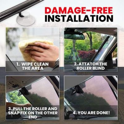 Car Sunshade Roller Blinds,Retractable sun shade for car,car sun shade roller blind,car roller shade,Car Blind Roller Sunshade