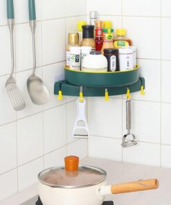 Mount free Rotatable Bathroom Organizing Rack