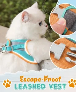 Luminous Escape-Proof Cat Vest Harness Set