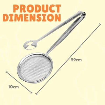 Stainless Steel 2-in-1 Fried Food Clip