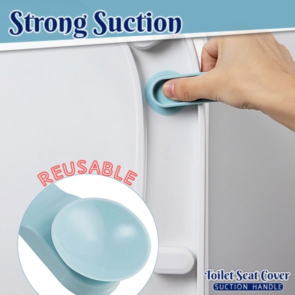 Toilet Seat Cover Suction Handle - Image 5