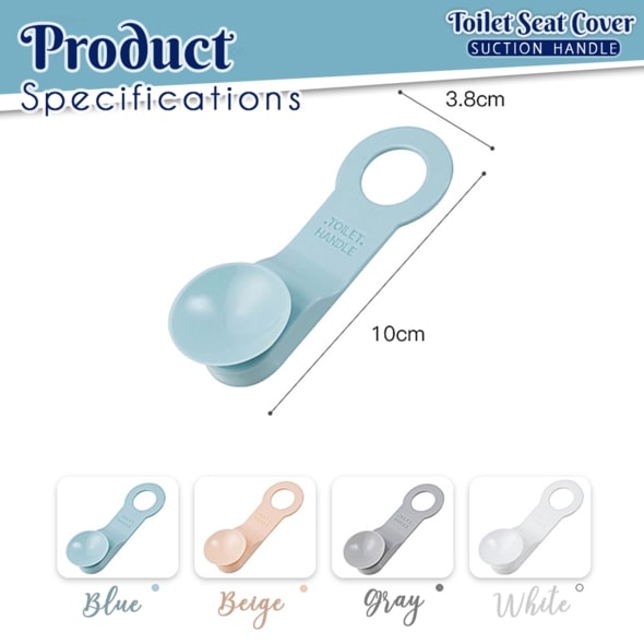 Toilet Seat Cover Suction Handle - Image 6