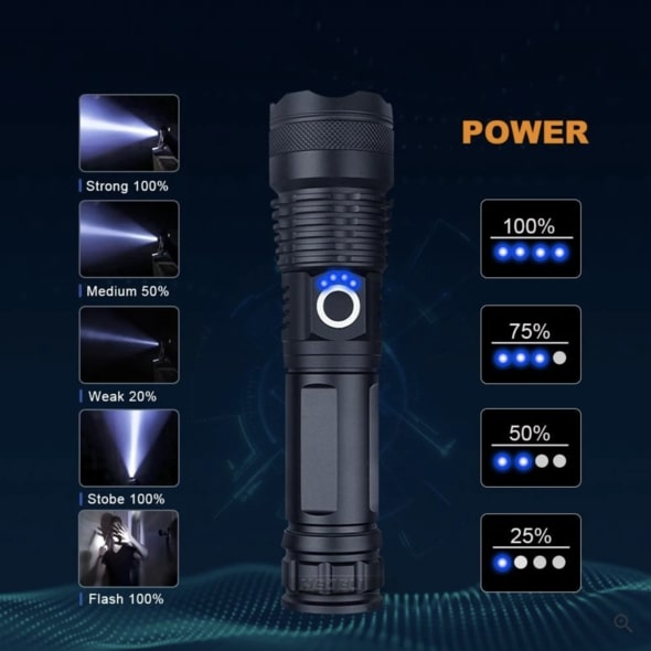 Water-Proof Military Grade Flashlight - Image 5