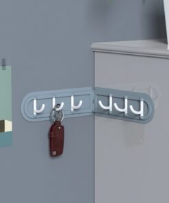 6 Hooks Adhesive Corner Hanger