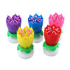 Musical Lotus Rotating Flower Candle