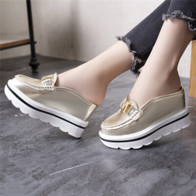 correct walking posture,Sandals,podiatrist,orthopedist,Women’s Comfortable Platform Loafers