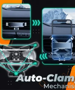 Auto-Clamp Car Phone Holder