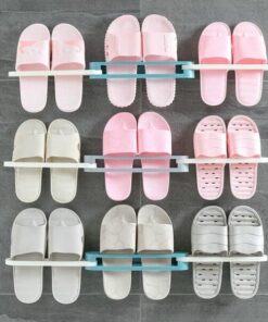 Drill-Free Slippers Rack