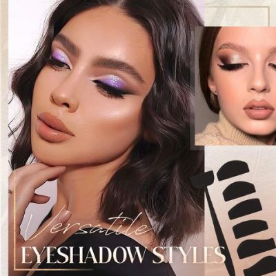 Eye Shadow Applicator,GlamUp Easy Crease Line Kit