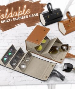 Leather Multiple Glasses Case