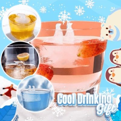 Polar Bear Ice Mold,Penguin Ice Mold,ice cubes,Ice Mold,Polar Animal Ice Molds