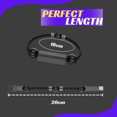 3 in 1 USB Charging Bracelet,bracelet charger,Portable Bracelet Phone Charging Cable