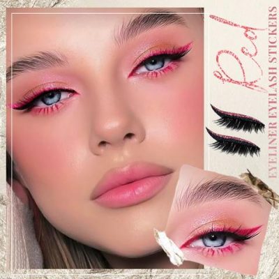 Reusable Glitter Eyelash Stickers,Eyelash Stickers,Reusable Glitter Eyeliner Eyelash Stickers,Glitter Eyelash Stickers,Eyeliner Eyelashes Stickers