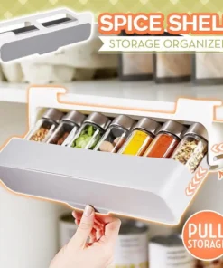 Spice Shelf Storage Organizer