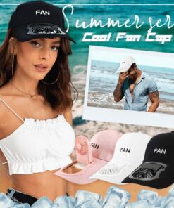 Summer Cool Fan Cap