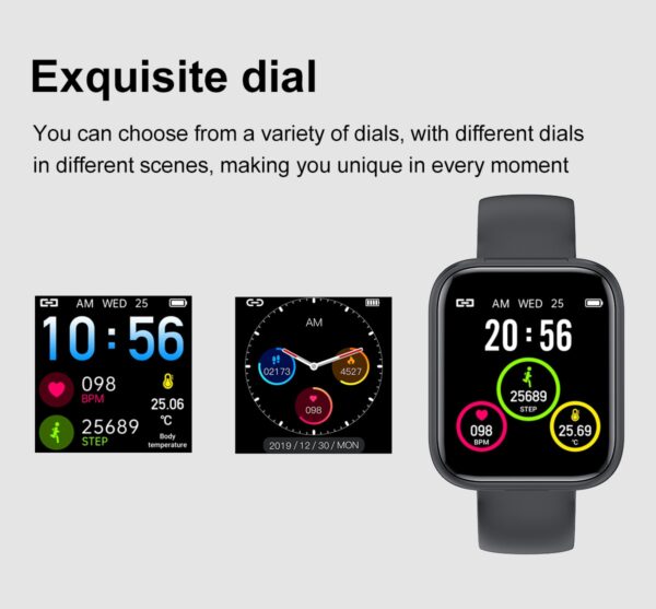2 in 1 Smart Watch with Wireless Bluetooth Earbuds - Image 6