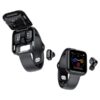 2 in 1 Smart Watch with Wireless Bluetooth Earbuds