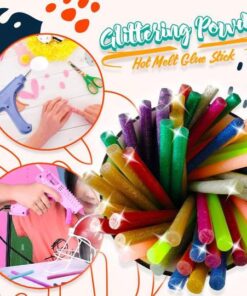 Glittering Powder Hot Melt Glue Sticks