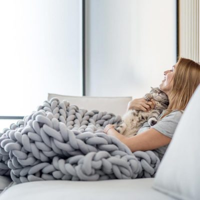 Knitted Blanket,super-chunky Blanket,beautiful blanket,Blanket,chunky Blanket
