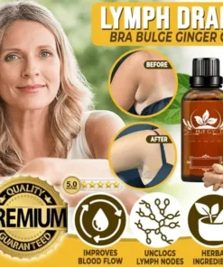 LymphDrain Bra Bulge Ginger Oil,Ginger Oil,Bra Bulge Ginger Oil