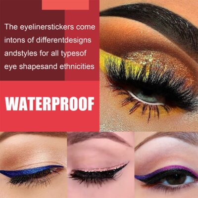 Stick On Eyeliner,Eyeliner With Lashes,Reusable Stick,Stick On,eyeliner stickers