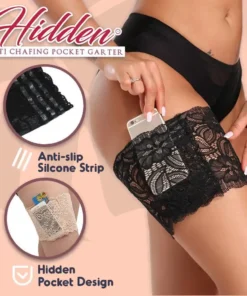 Hidden Anti Chafing Pocket Garter
