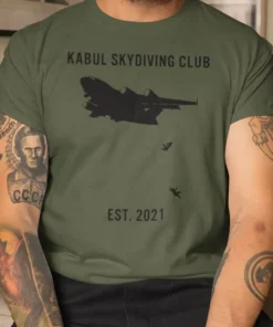 Kabul Skydiving Club T-shirt,Kabul Skydiving Club,Skydiving Club T-shirt,Kabul Skydiving,Club T-shirt