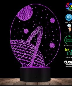 Galaxy 3D Lamp,3D Lamp,3D night light,Galaxy Lamp