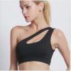 One Shoulder Wireless Sports Bra